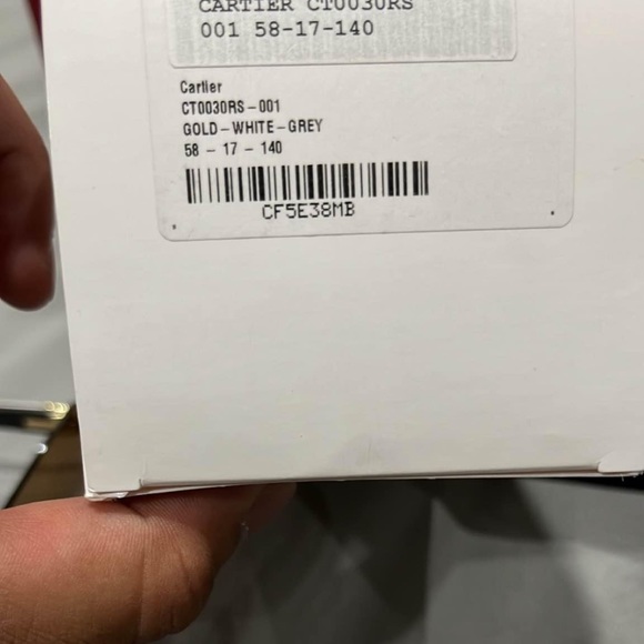 *SOLD* Cartier white buffs - Picture 7 of 7